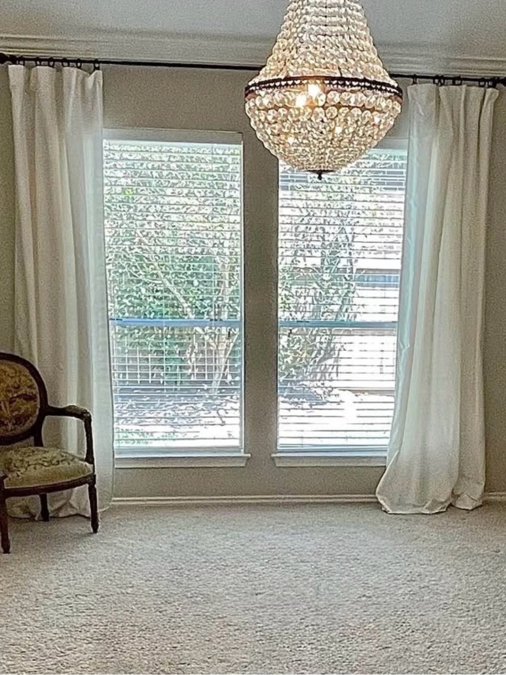 Pottery Barn 42x84” IVORY raw Silk cotton Drapes. Set of 2